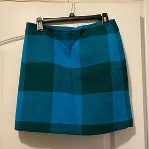 Stylus size 4 flannel block plaid skirt